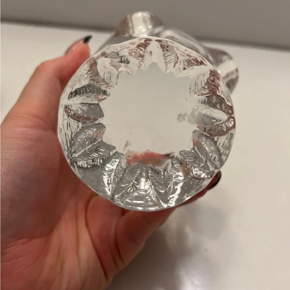 Swedish Sunflower Crystal Votive Holder